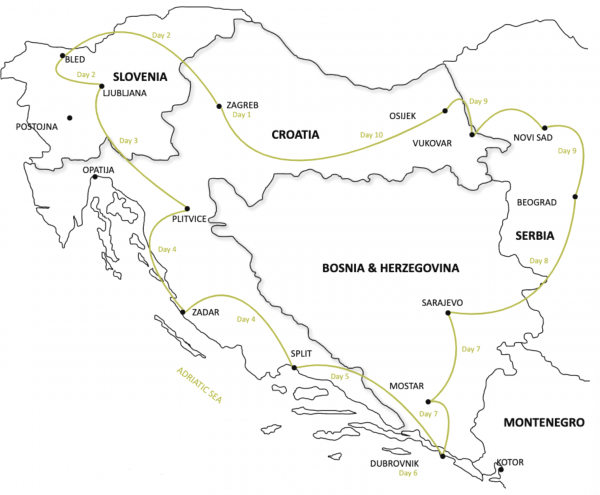 One journey four countries One journey four countries