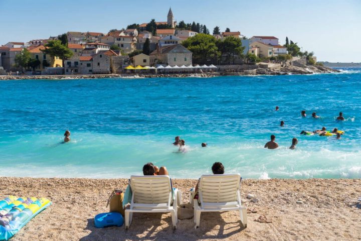 beach in primosten croatia