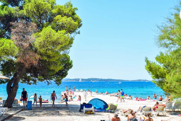 beach in vodice croatia