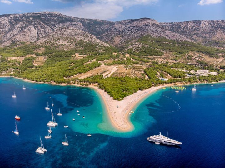 beach zlatni rat bol brac