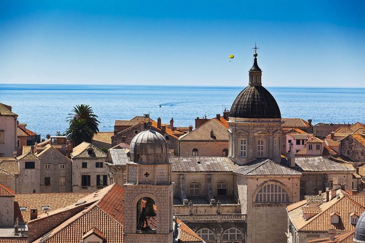 city roofs dubrovnik croatia