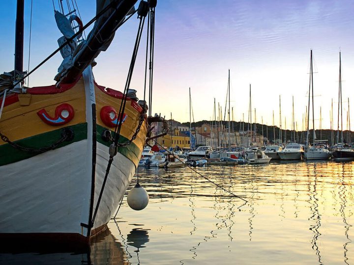 harbor of losinj croatia