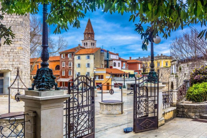 old town square zadar croatia