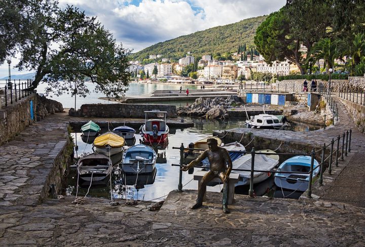 opatija small port croatia