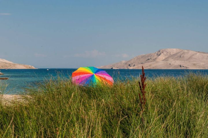 pag island croatia beach