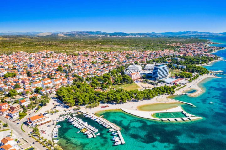 town of vodice croatia