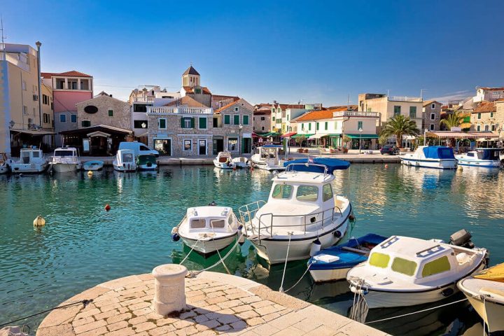 vodice seafront croatia